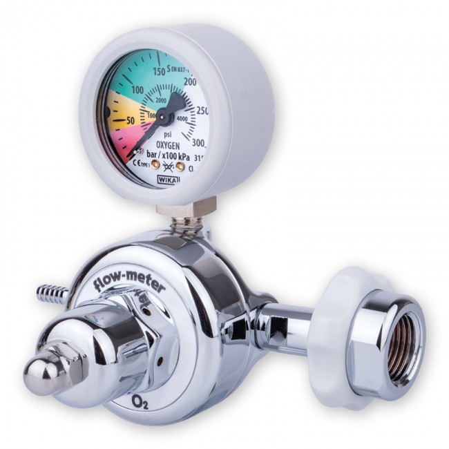 FM Pressure regulator with single gauge | flow-meter™